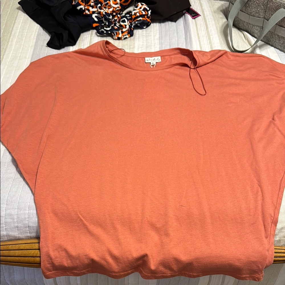 Wonderly Pink Boxy Relaxed T-Shirt